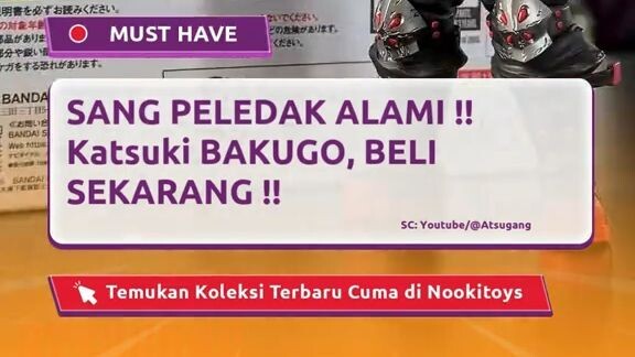 Bakugo selalu tampil dengan ledakan spektakuler dan aura yang nggak bisa diabaikan.