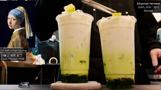 Cafe Vlog | Real Melon Milk #cafevlog #life