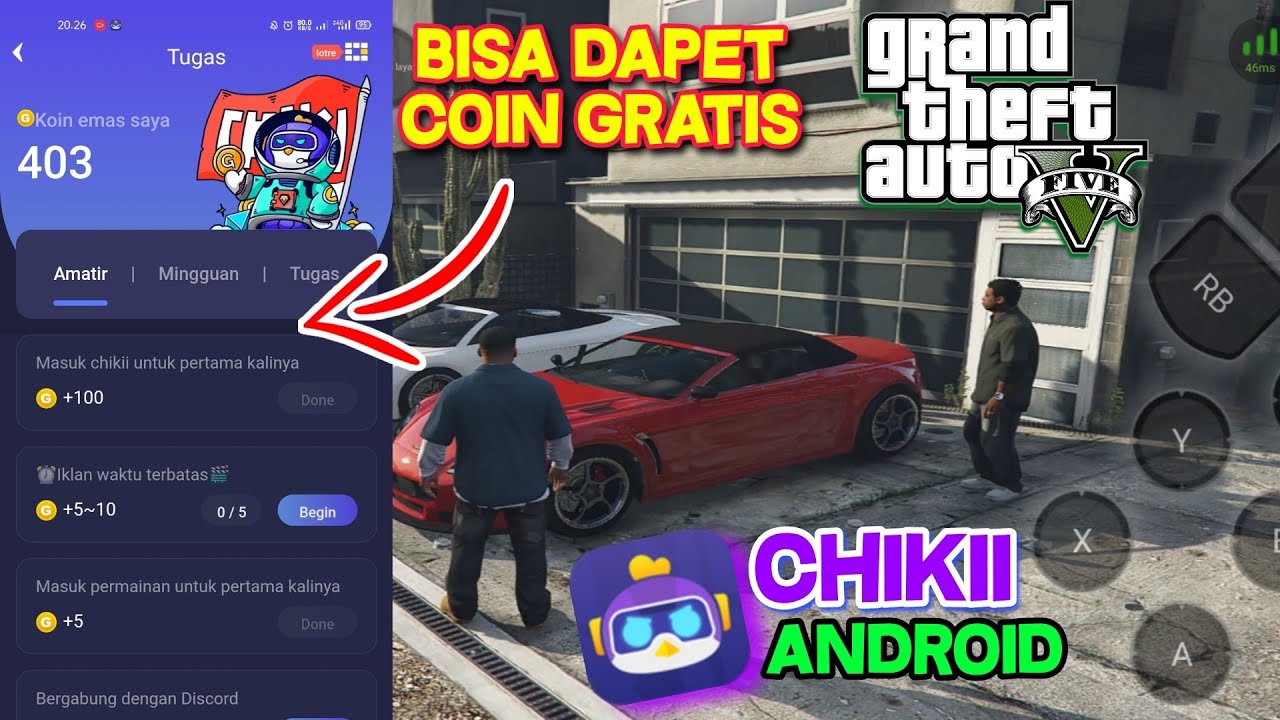 GTA 5 Mobile Gameplay - New BETA RTX High Graphics for Android & iOS [Link]  🔥 - BiliBili