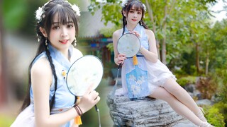❤️趁师傅不在家，不如让俏皮可爱的小师妹跳个扇子舞！❤️【卿斗酱】