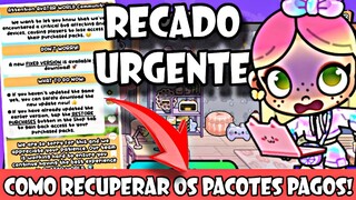 COMO RECUPERAR OS PACOTES PAGOS NO AVATAR WORLD! PAZU GAMES