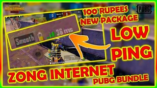 ZONG PUBG NON STOP OFFER | 100 RUPEES ME 36ms PING | 10 GB INTERNET FOR ONE MONTH | PUBG MOBILE