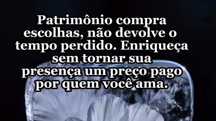 A RIQUEZA que custa sua PRESENÇA!