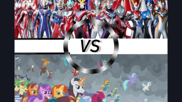 My Little Pony VS Ultraman (fan submission)