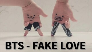 【手指舞SonyToby】防弹的铁粉必须看，用手指跳完的《Fake love》惊艳到防弹也自叹不如！