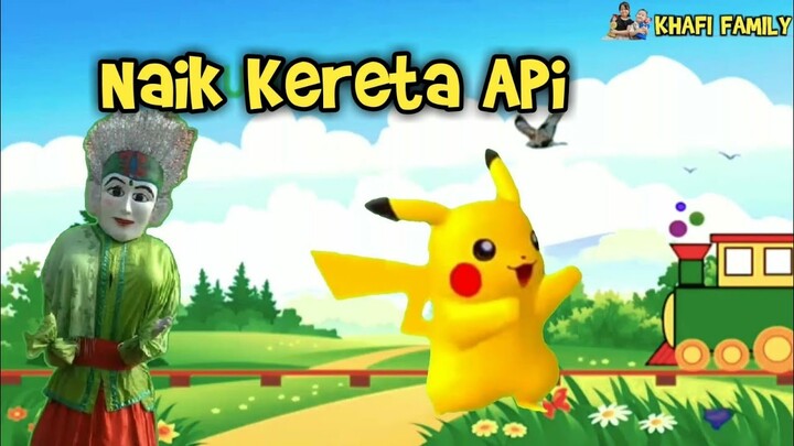 Ondel Ondel Nyanyi Naik Kereta Api || Lagu Anak-Anak @Khafi family