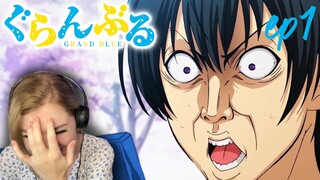 Grand Blue Episode 1 Reaction | ぐらんぶる