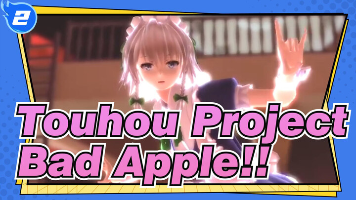 Touhou Project 【MMD】Bad Apple!! （38 People）【1080p】_2