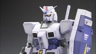 进来看我的模型制作技法。万代mg 1.5 rx78-2元祖高达 完全喷涂制作