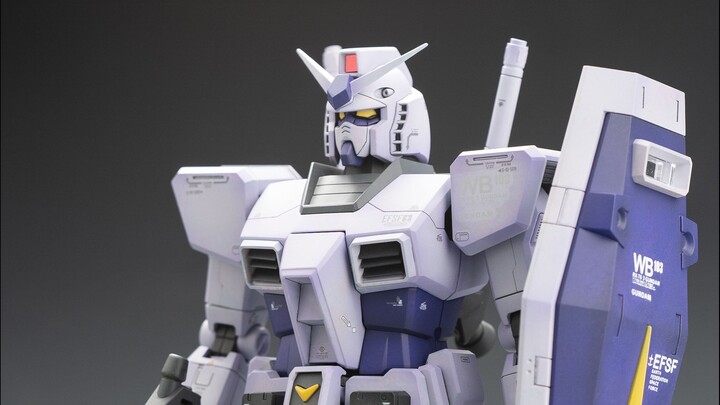 Come and see my model making techniques. Bandai MG 1.5 RX78-2 Original Gundam Completely Spray-paint