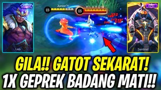 GAK MASUK AKAL!! 1000% KAMU KAGET LIHAT DAMAGE HERO INI!! MLBB (BADANG VS GATOTKACA)