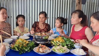 Ấm Lòng Bên Nồi Mắm Kho Khi Các Con Đã Về Đông Đủ| TKQ & Family T773