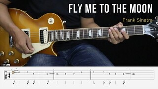 Fly Me To The Moon - Frank Sinatra - Instrumental Guitar Cover + TAB