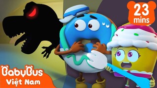 Tìm kiếm quái vật giòn tan | Hamburger và những người bạn | Hoạt hình thiếu nhi vui nhộn | BabyBus