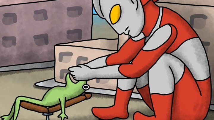 [Animasi | Ultraman] Fan Art Mencabut Gigi Katak