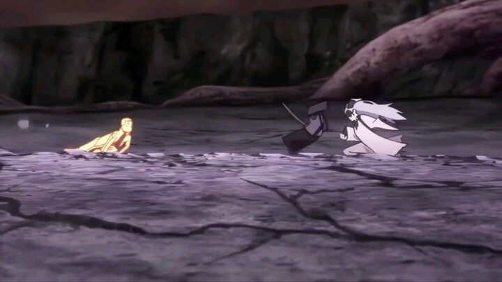 naruto  Sasuke vs momoshiki