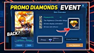 STILL PROMO DIAMONDS WILL BACK? 1 DIAMONDS? UPDATES EVENT | Mobile Legends (2021)