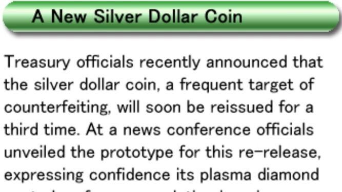#dothack Narrated News: A New Silver Dollar Coin (Vol.2)