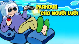 MAP PARKOUR DÀNH CHO NGƯỜI LƯỜI MEOWPEO THỬ THÁCH PHÁ ĐẢO MAP SIÊU LƯỜI TRONG MINI WORLD MINI GAME