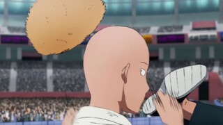 [One Punch Man Season 2] Mizuryu vs Saitama S-Class Hero Tornado Flash Drive Knight Tongdi Pig God Atomic Samurai is all dispatched