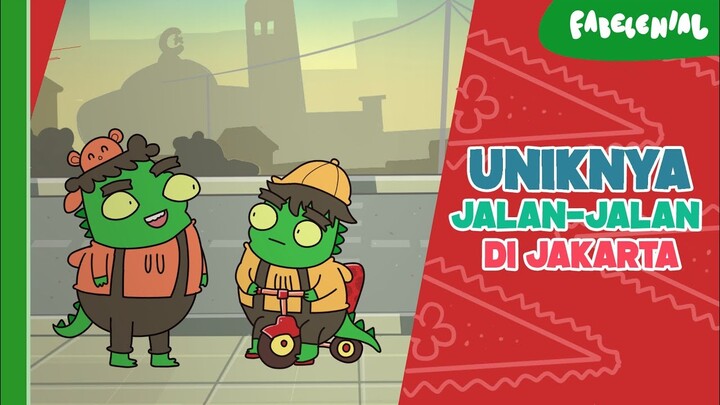 UNIKNYA JALAN-JALAN DI JAKARTA ALA KOKO DAN KODEL - Fabelenial (Animasi Fabel Indonesia)