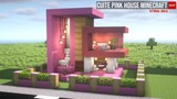 Cuite pink house in Minecraft (Tutorial)