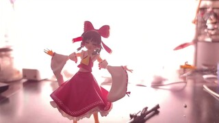 【Stop-motion animation】 Miko Commando Reimu's explosion is art