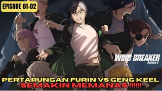 FULL ACTION - PERTARUNGAN SENGIT- ALUR CERITA WIND BREAKER SEASON 2 EPISODE 01-02