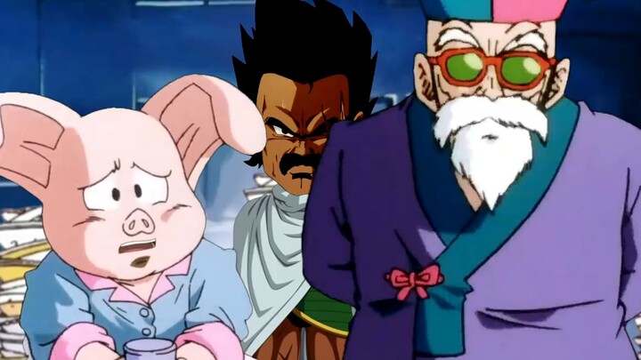 【hmtot/danmu cooked meat】If Vegeta and the others were drifting in space【Broly mad/N station danmu】