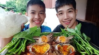 ตำปูไข่ดอง ไข่เยิ้มๆไข่ล้นๆ นนท์กินครั้งแรกถึงกับ...