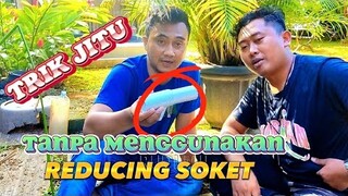 TRIK JITU MENYAMBUNGKAN PIPA PVC BERBEDA UKURAN TANPA MENGGUNAKAN SAMBUNG REDUCING SOKET/VLOK SOK