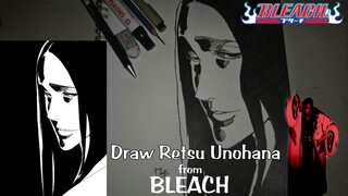 GAMBAR KARAKTER DARI ANIME YANG GAPERNAH GUA TONTON || DRAW UNOHANA FROM BLEACH