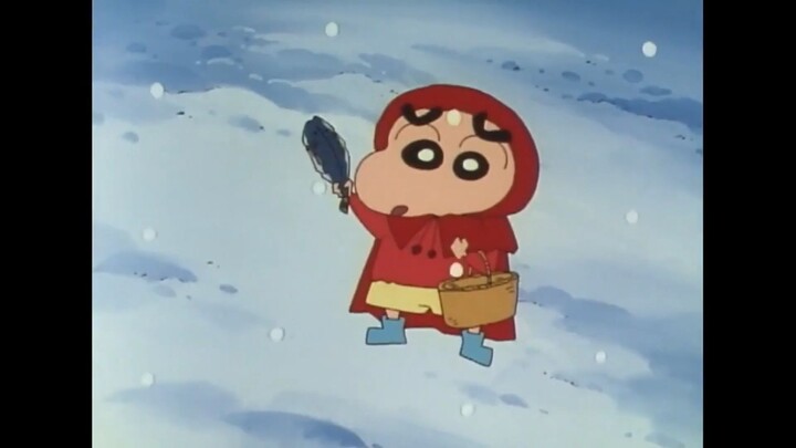 Crayon Shinchan - Ini adalah ikan kusaya kering yang membawa kebahagiaan