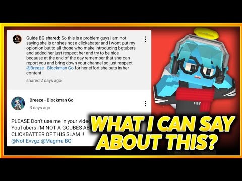 WHAT I CAN SAY ABOUT THIS? BREEZE BG' POST AND GUIDE BG - BLOCKMAN GO