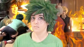 Deku's WORST Bloopers Ever [TodoBakuDeku] | My Hero Academia Cosplay