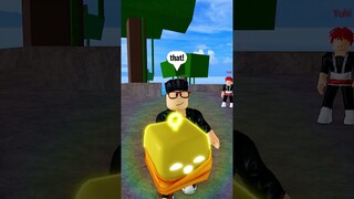 😱 HATED NOOB TRIES TO GET ADOPTED in BLOX FRUITS, but SUDDENLY… #shorts