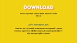 Patrice S Jordan – Bosses Build Business Credit Ebook – Free Download Courses