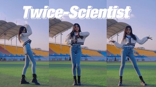 大学操场上的速翻Twice"Scientist"/what u waiting【少女婷】