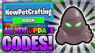 ALL NEW *PET CRAFTING* UPDATE CODES IN BRAIN SIMULATOR! | Roblox Brain Simulator