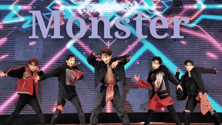 在校舞赛决赛场上用EXO的monster炸场是什么体验