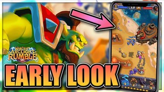 Closed Beta Gameplay [New Warcraft mobile game] Arclight Rumble