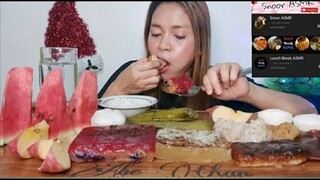 MUKBANG/FILIPINO DESSERT BACK TO BACK Collab @Lunch Break ASMR @Snoor ASMR