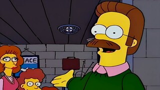 The Simpsons: The Last Lady, pemilik shelter, Ned, diusir dari shelter