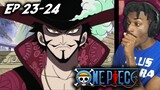 WHO IS THIS?! | One Piece Ep 23-24 REACTION |