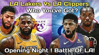 Los Angeles Lakers Vs Los Angeles Clippers Comparison! Who You've Got?