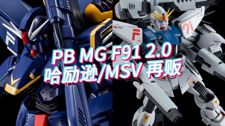 海景房的崩塌！PB网限 MG F91 2.0 哈励逊/MSV装备 再贩发售