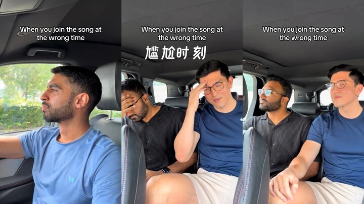 When you sing along, you get off-beat.
