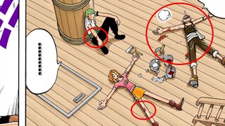 One Piece ·Volume 5·Bab 42 "Yosaku dan Johnny" Luffy berlatih meriam dan secara tak terduga bertemu 
