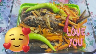 Escabetceng isda(Dalagang bukid)Panlasang pinoy#Yummy