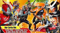 INVASI PLANET MEGAHEX Alur Cerita Kamen Rider × Kamen Rider Drive Gaim Movie War Full Throttle